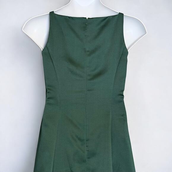 Vintage 90s Michaelangelo Emerald Green Formal Evening Gown Dress Sz 16 USA Glam - Picture 9 of 12